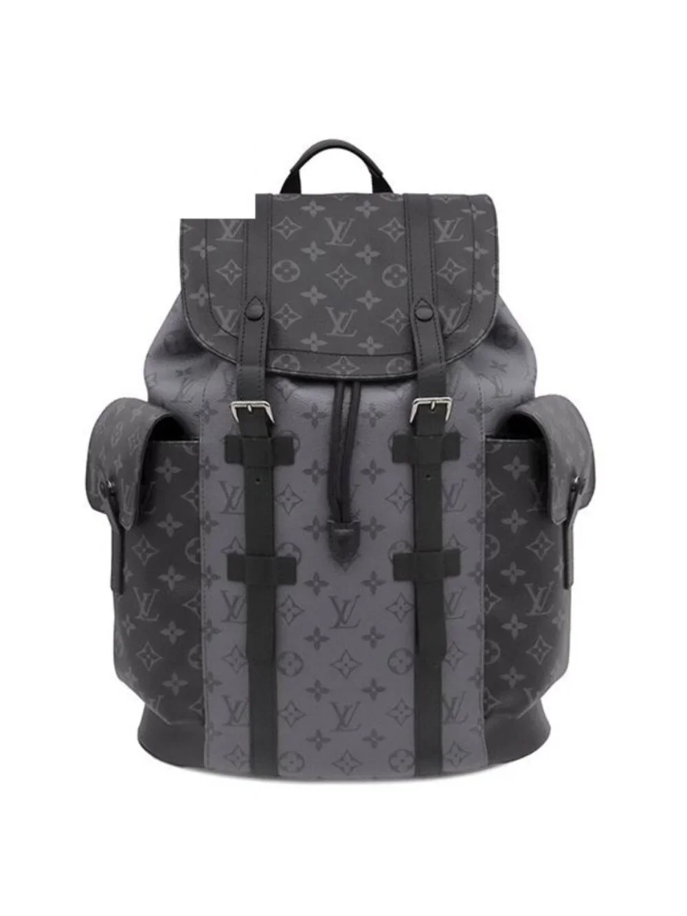 Louis Vuitton Backpack Christopher MM Monogram Eclipse Reverse Canvas Matte